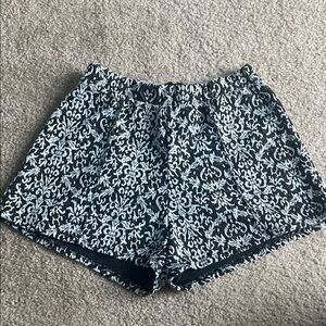 About A Girl Black and White High Waist Women’s Shorts